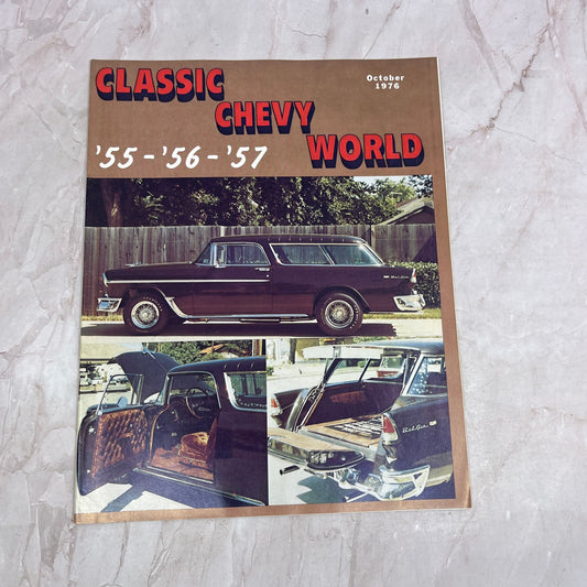 Brown Wagon - '55, '56, '57 Classic Chevy World Magazine - Oct 1976 M29