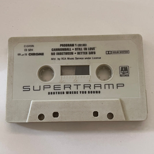 Supertramp - Brother Where You Bound Cassette Tape TB6-OT2