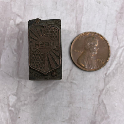 Retro Nash Logo Copper Vintage Letterpress Printers Block Plate SF5