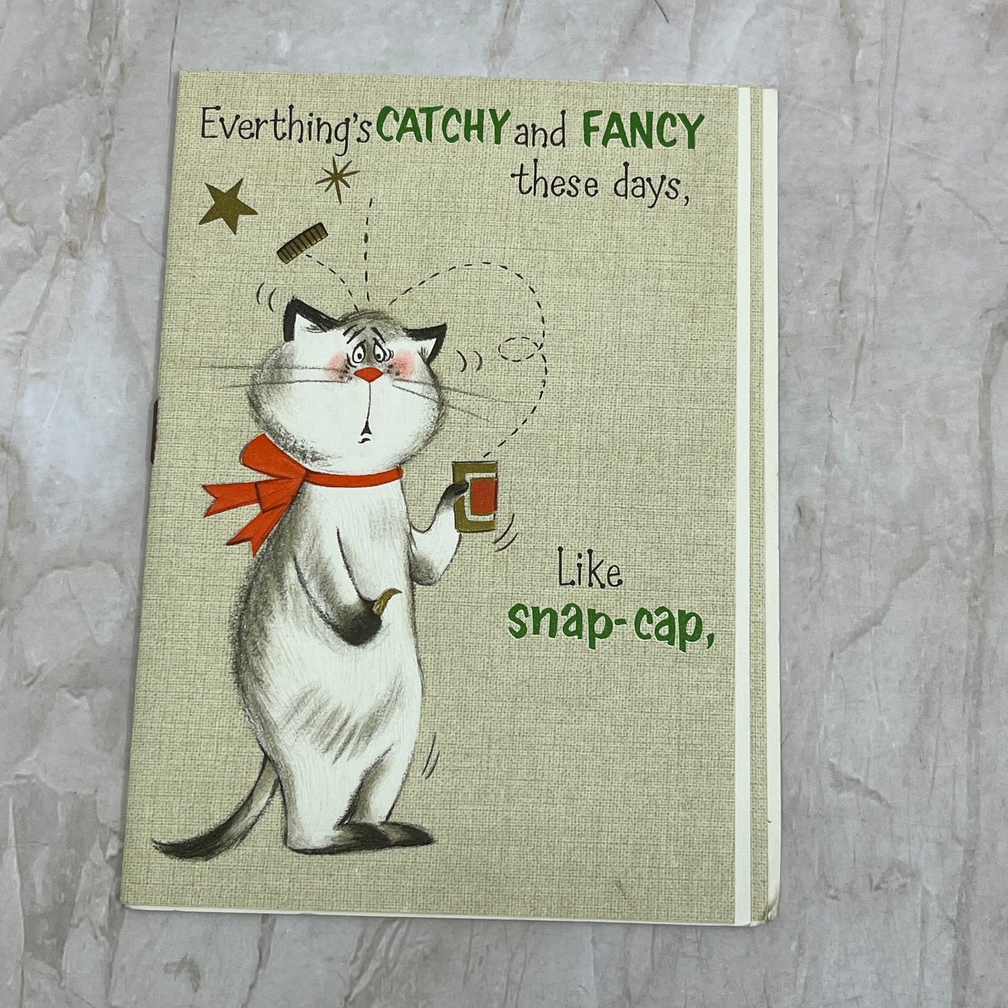 Vintage Greeting Card Mother's Day Anthropomorphic Cats Hallmark TG9-E2