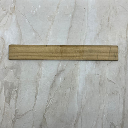 Vtg Wood Historical Explorers 6" Ruler Norsemen Columbus Magellan De Soto AE3