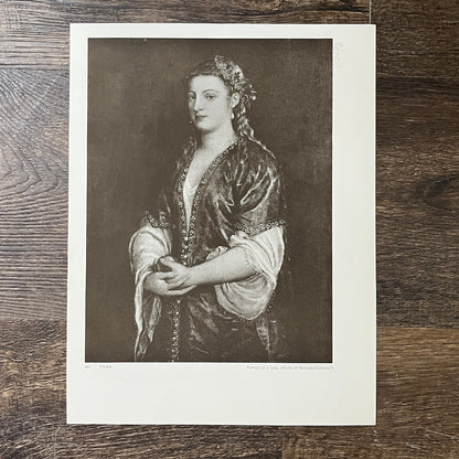 Portrait of a Lady - Giulia de Gonzaga-Colonna Lithograph Art Print 9x12 V8