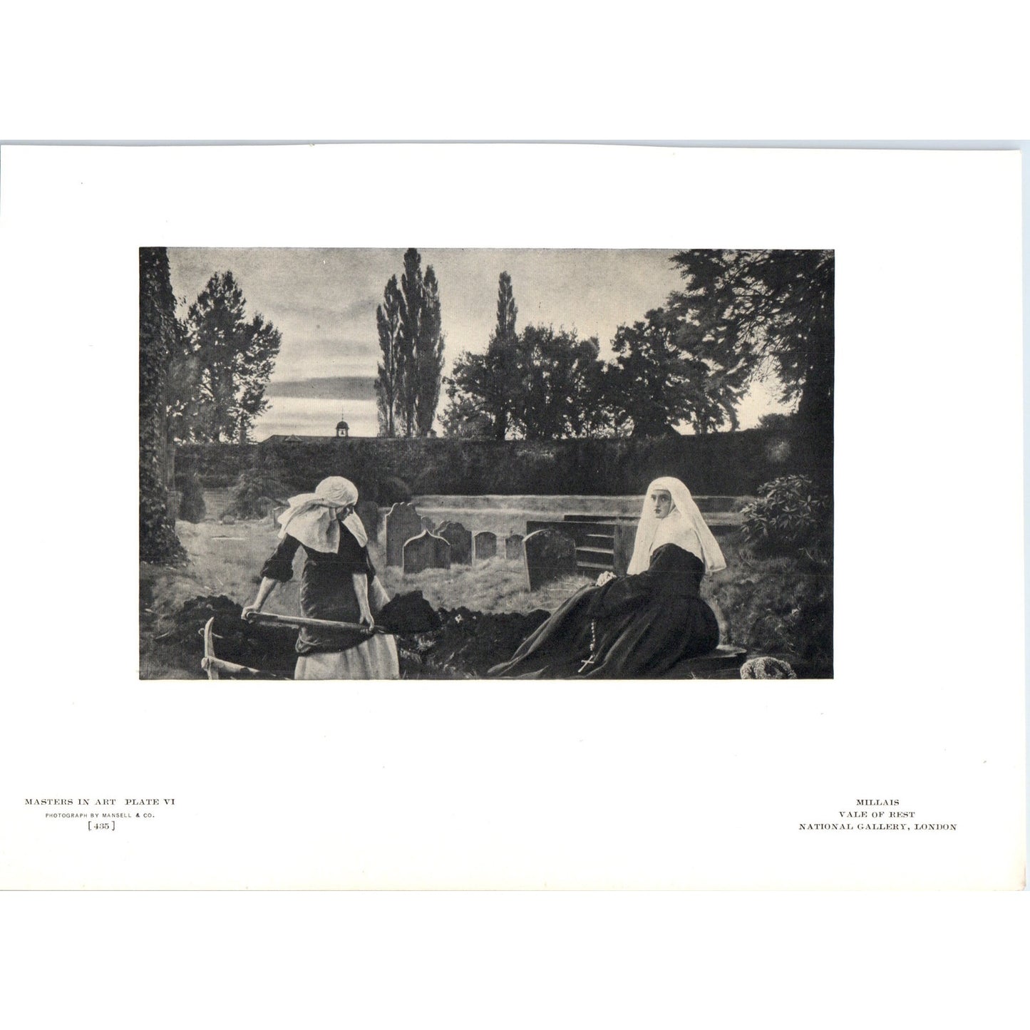 Vale of Rest - Millais 1908 Victorian Art Print AB8-MA10