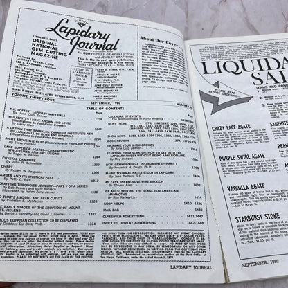 Nut Tree With Birds - Lapidary Journal Magazine - Sep 1980 M24