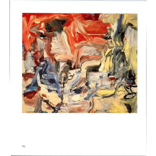 Untitled IX - Willem de Kooning Book Plate Art Print J4