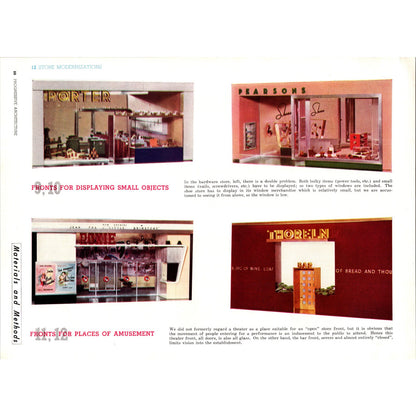 12 Store Modernizations Exhibit of Stores by E.A. Lundberg 1948 Article B8