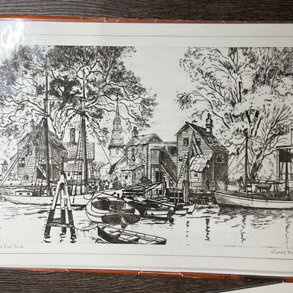 Lionel Barrymore Dinner Mat Set of 4 Navelli Cadillac-Oldsmobile Rome NY V14-1