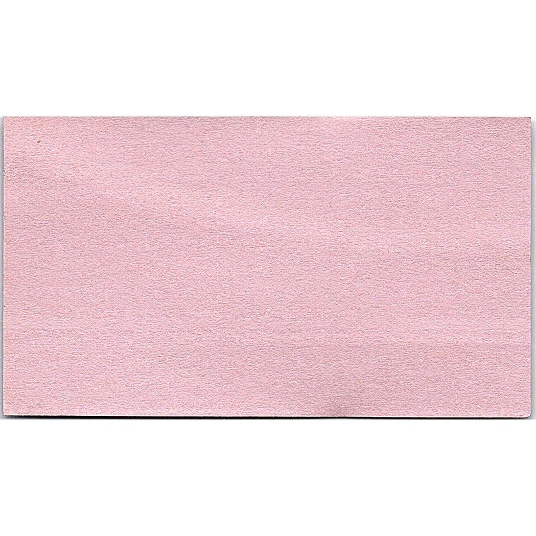 L.L. Long Coats of Arms Studio Charleston SC Vintage Business Card SE3-B12