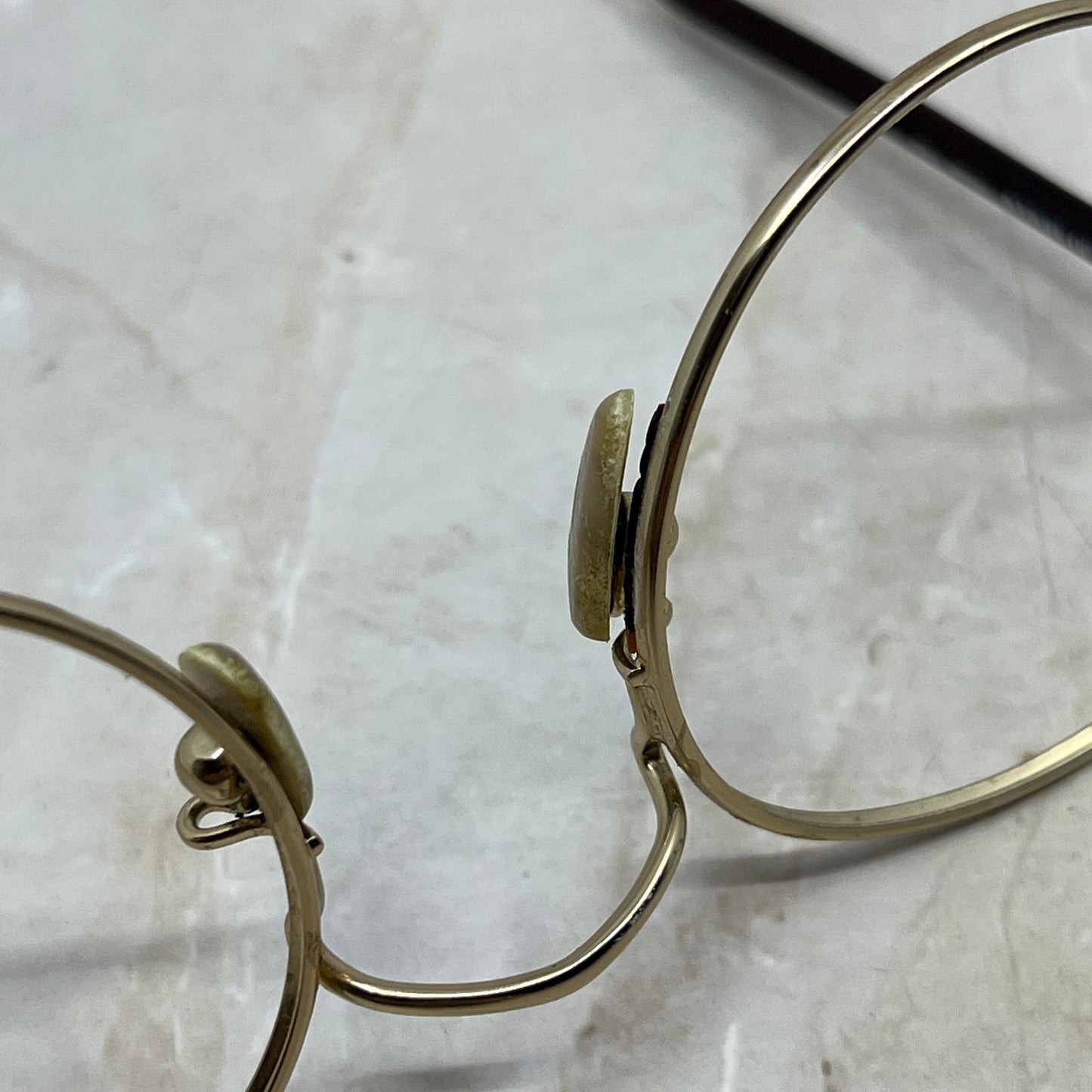 Vintage Giorgio Armani Gold Tone Sunglasses Eyeglasses Frames TD5G4-6