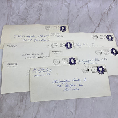 1950s Lot Philadelphia Electric Company Postal Cover Envelopes L4-4-19