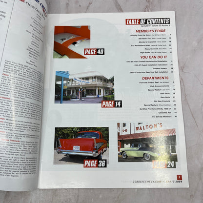 Stormin 57 Carl Myers Marshalltown IA Classic Chevy World Magazine Apr 2004 M29