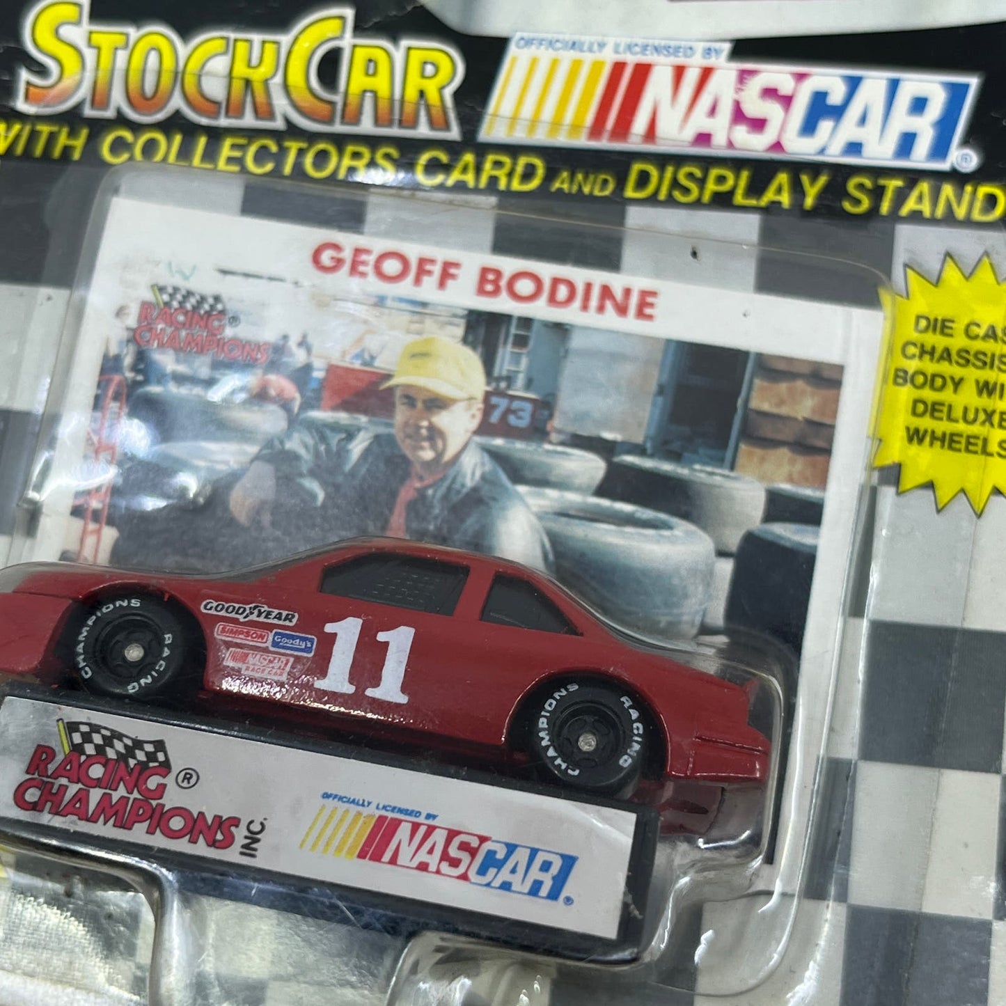 Vtg Nascar 1992 Edition Racing Champions 1:64 Geoff Bodine #11 Amco Diecast TH5