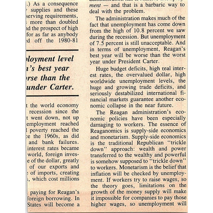 Robert Kika De La Garza For Congress Hidalgo TX 1984 Ad AF6-9