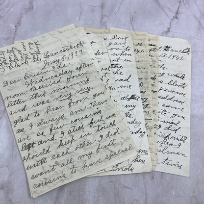 c1940 Group of Handwritten Letters From Young Lady in Lancaster PA TJ5-E2