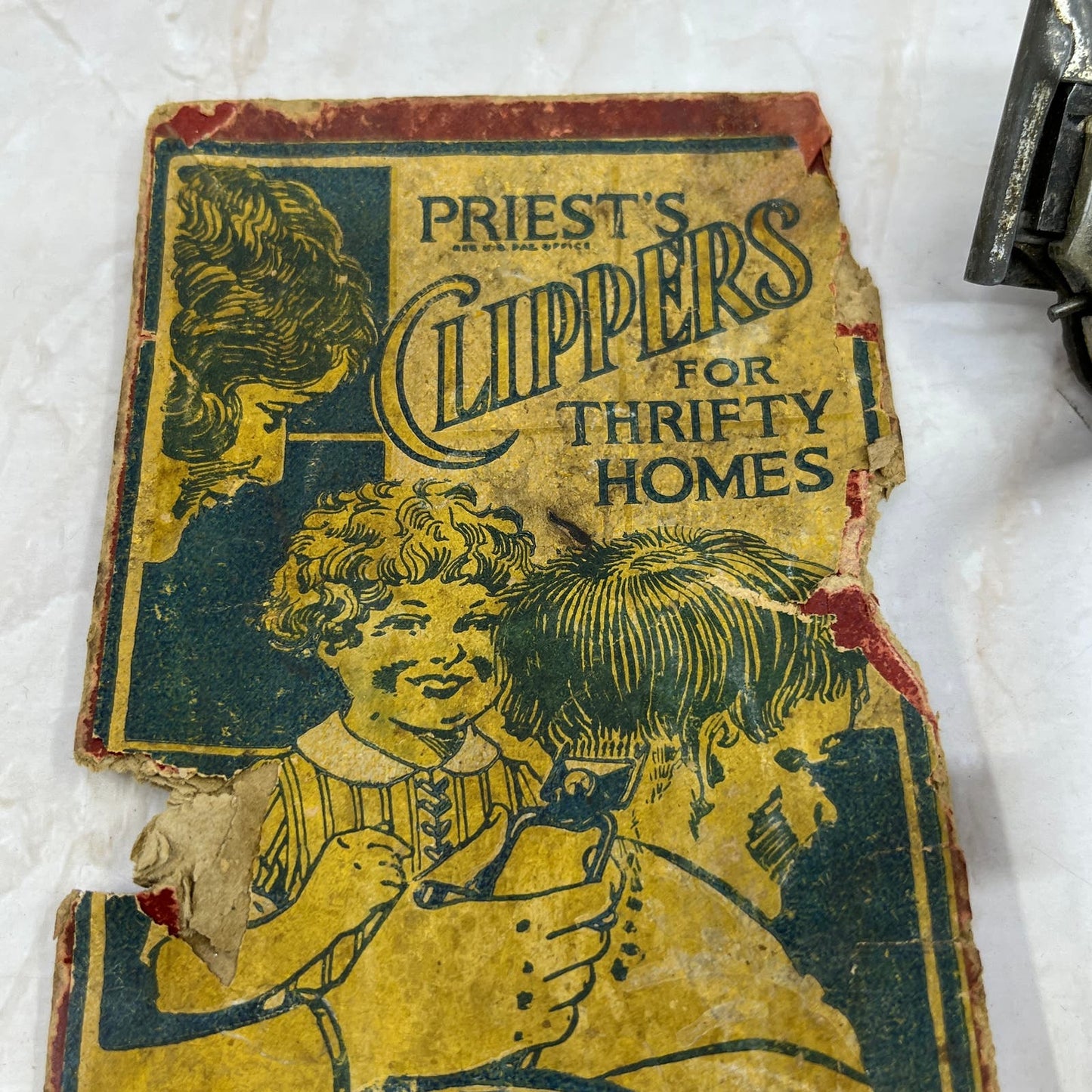 Antique Priest’s Manual Columbian Hair Clippers For Thrifty Homes TI9