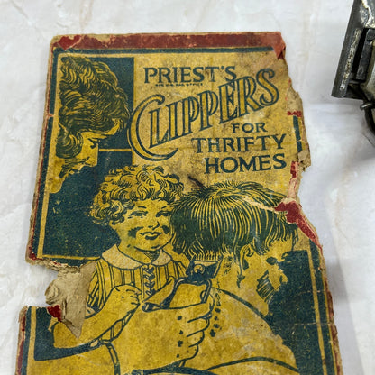 Antique Priest’s Manual Columbian Hair Clippers For Thrifty Homes TI9