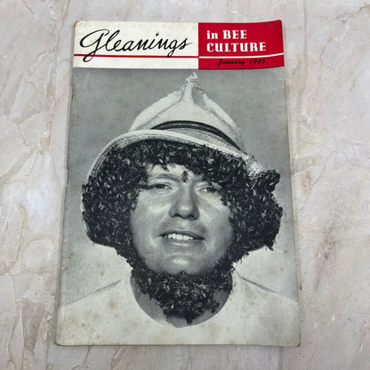 1955 Jan Gleanings in Bee Culture Magazine Bees Beekeeping Honey TD7
