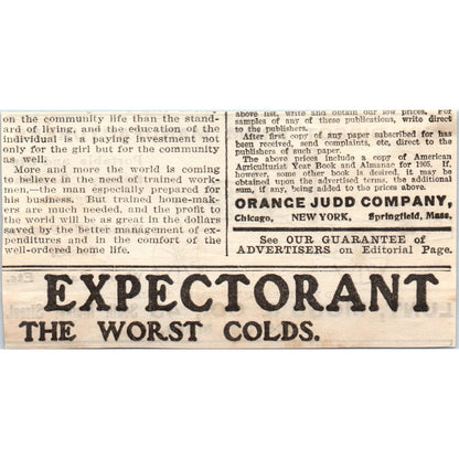 Lunt, Moss & Co Portable Gasoline Engines Boston 1905 Magazine Ad AF1-NH1