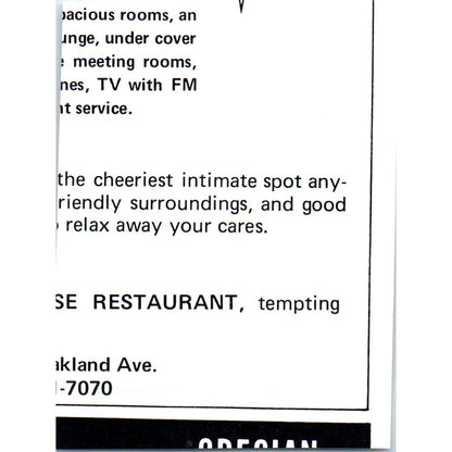 Interior of Arthur's Restaurant St. Louis 1971 Magazine Ad AD8-H4