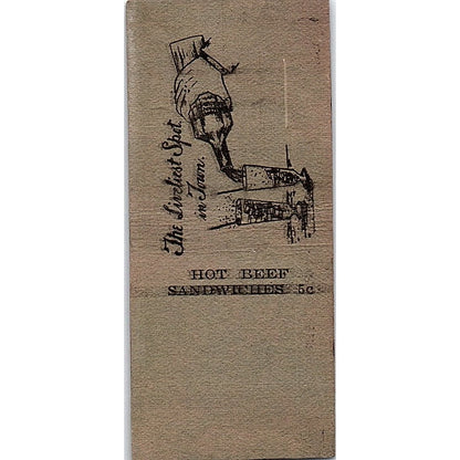 Duke's Bar and Restaurant Abbotsford WI Vintage Matchbook Cover SF3-Y2