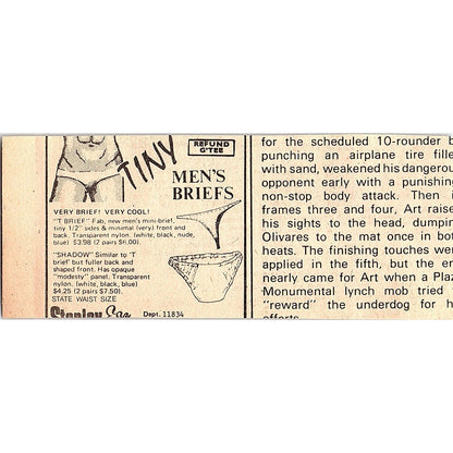 Gain Muscle - Hercules II - Meadowvale Ontario Canada 1974 Ad AG1-M8