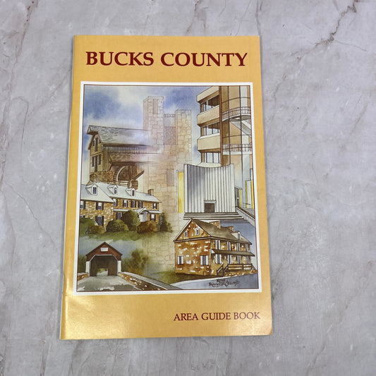 1985 Bucks County Area Guide Book Travel Booklet TH9-LX1