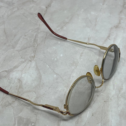 Vtg Silver Dollar Juliet Oval Wire Frame Sunglasses Eyeglasses Frames TG7-G6-2