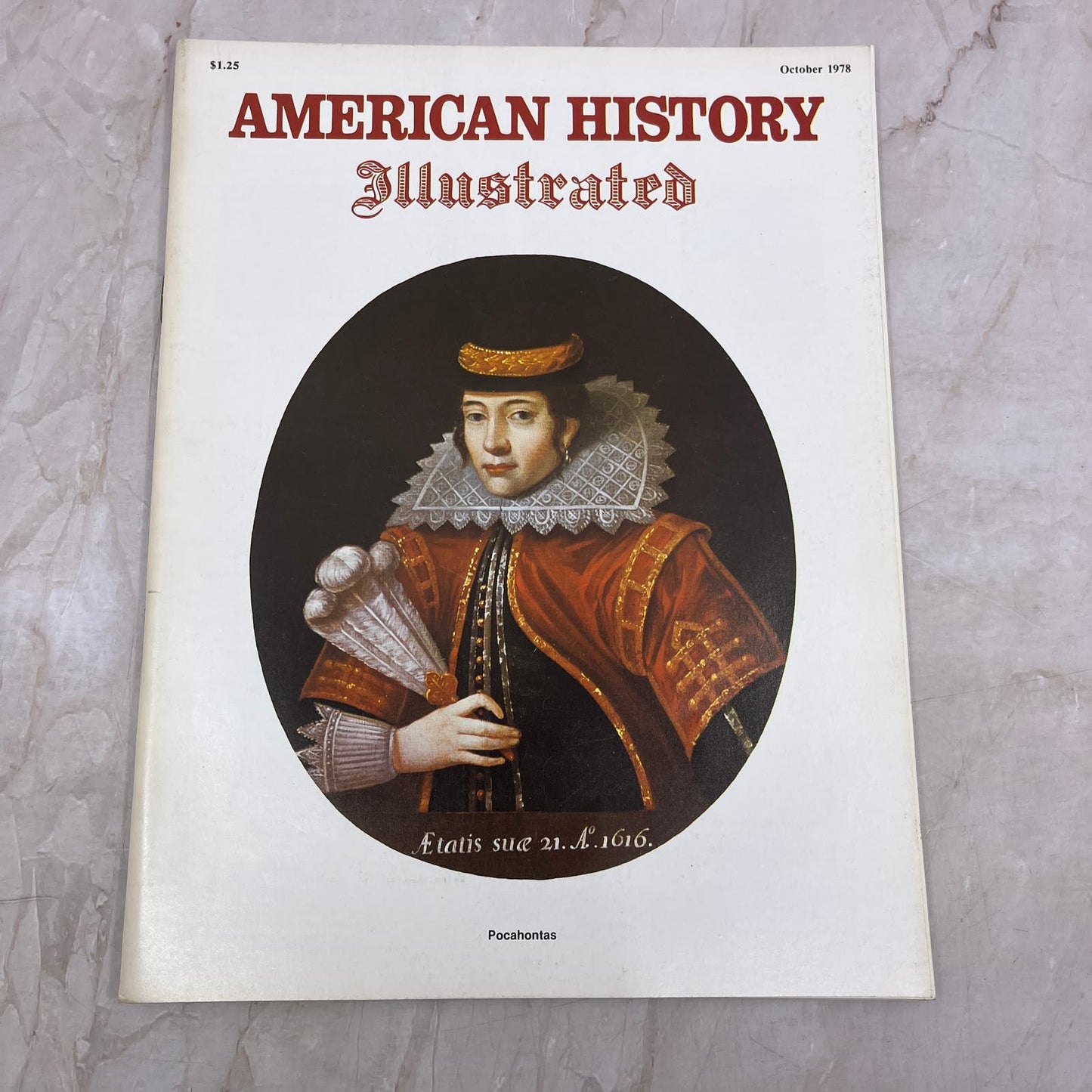 1978 Oct - American History Illustrated Magazine - Pocahontas M21