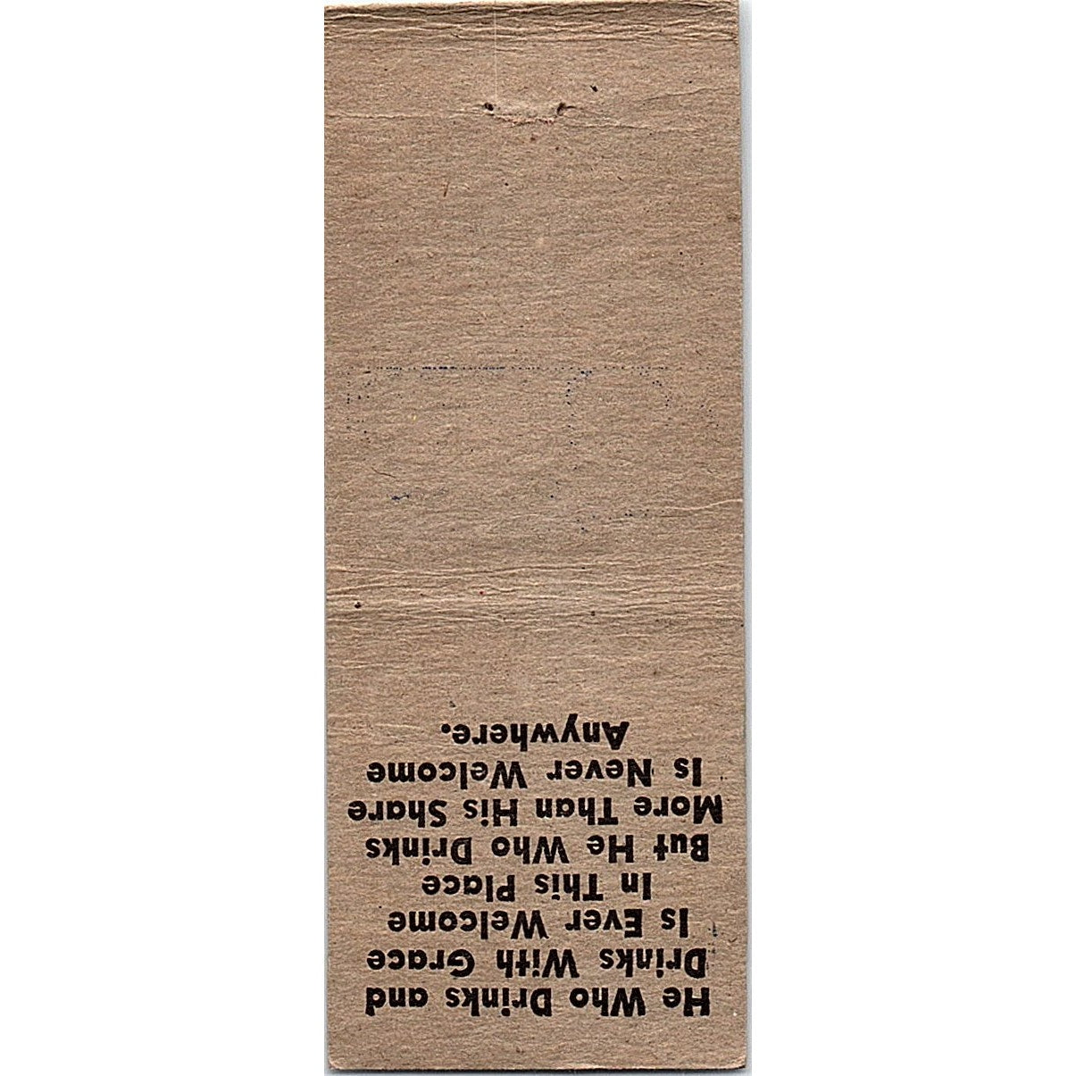 Red's Bar Redstone Montana Vintage Matchbook Cover SC7-Y2