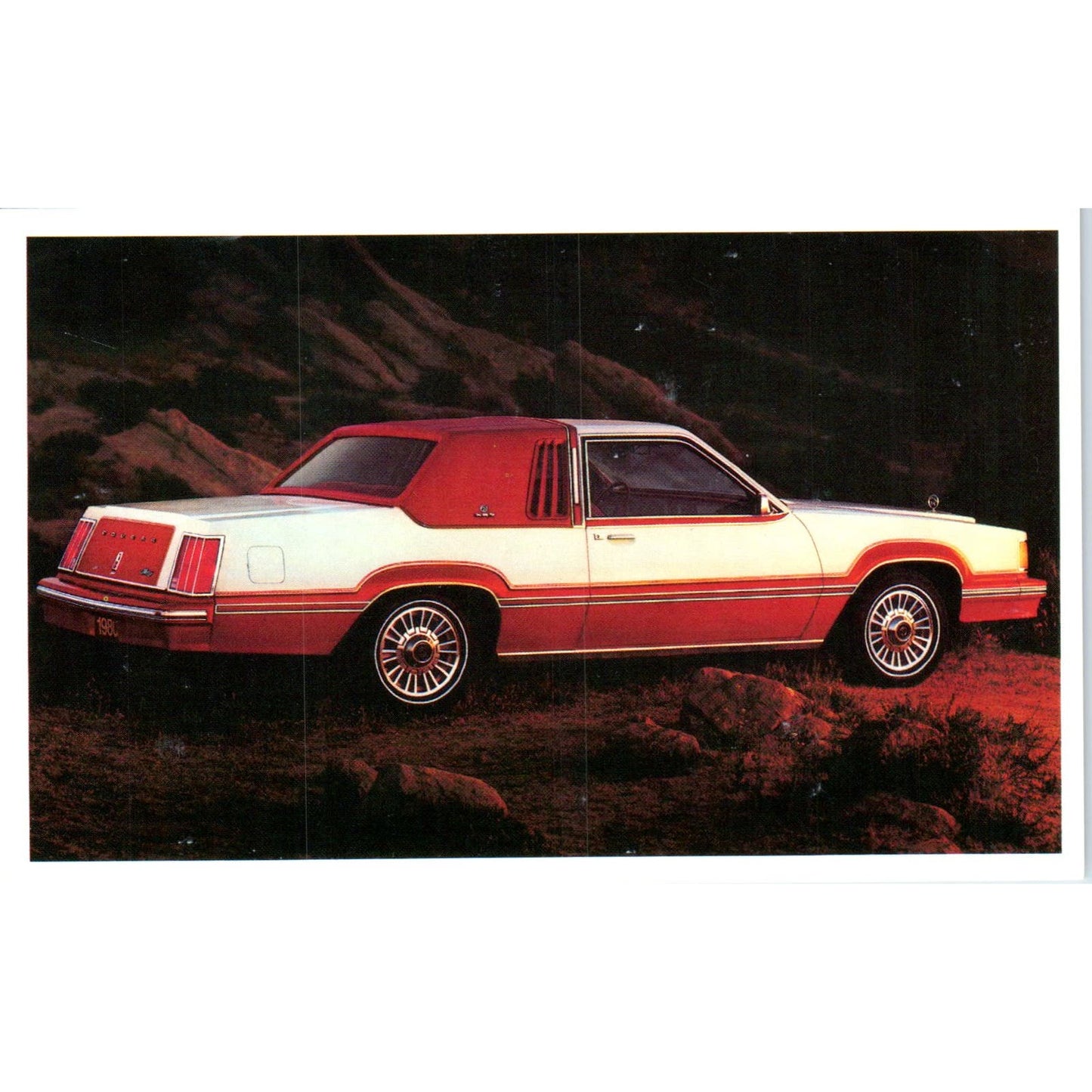 1980 Cougar XR-7 Carter Lincoln-Mercury Woodbury NJ Vintage Postcard PC11