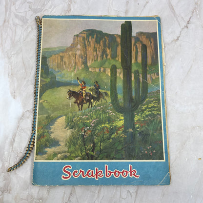 1950s Children's Scrapbook of Pictures Mostly Religious and Animals FL6-2