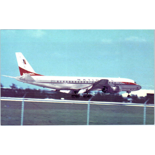 National Airlines Douglas DC-8 Vintage Postcard TG8-PC