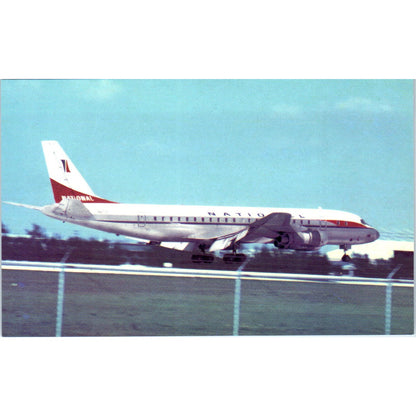National Airlines Douglas DC-8 Vintage Postcard P4-5