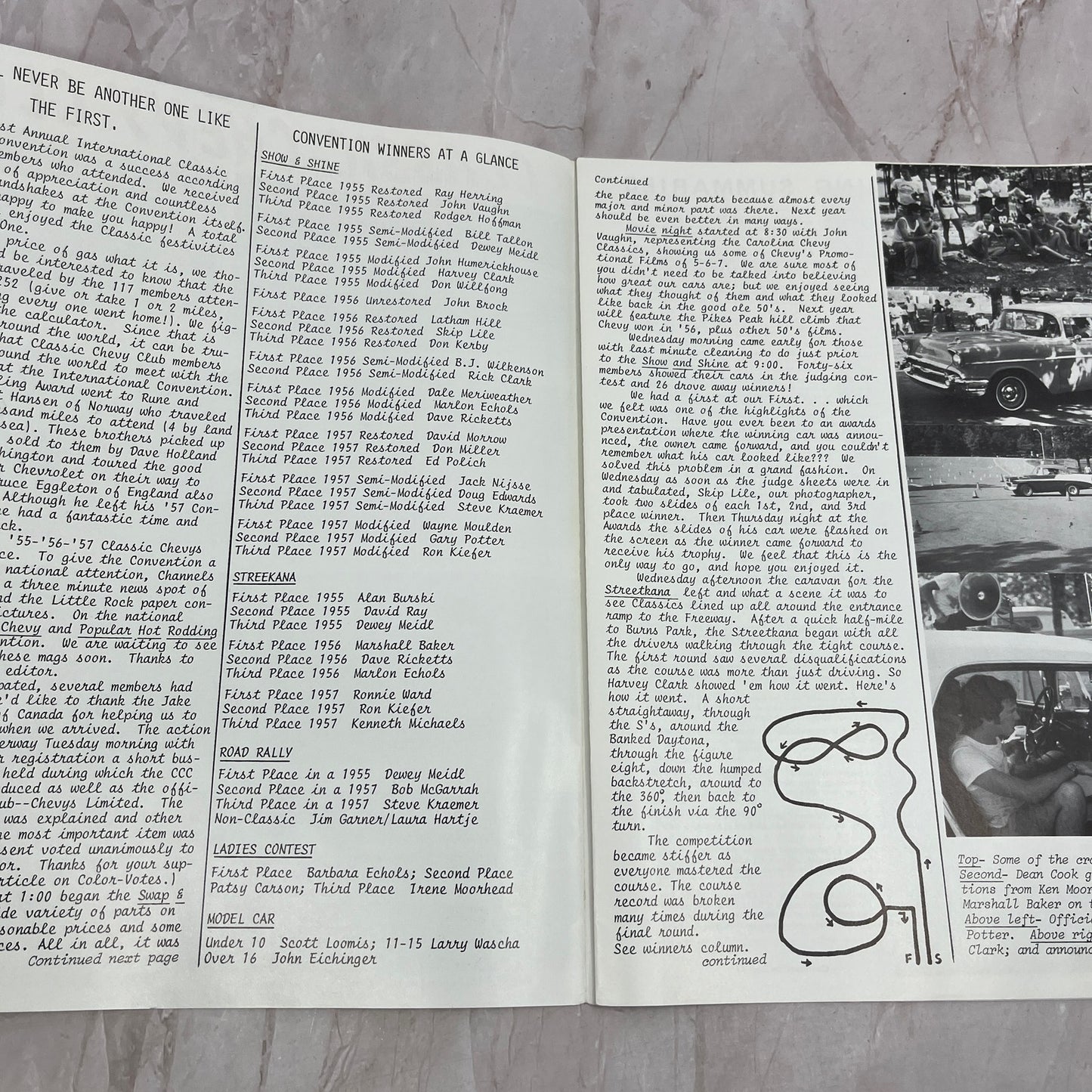 Convention Winners - '55, '56, '57 Classic Chevy World Magazine - Sep 1975 M29