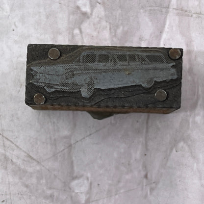1950s Chrysler Station Wagon Vintage Letterpress Printers Block Plate SF5