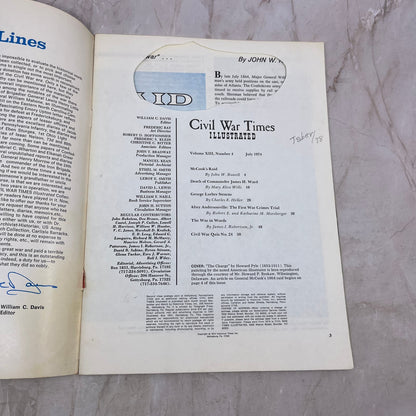 1974 Jul - Civil War Times Magazine - The Charge Howard Pyle M21