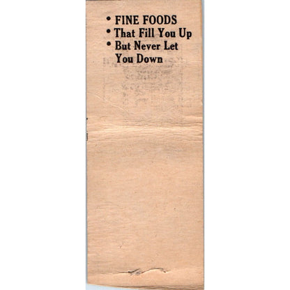 The Schwartz at Omro WI Vintage Matchbook Cover SD2-Y5