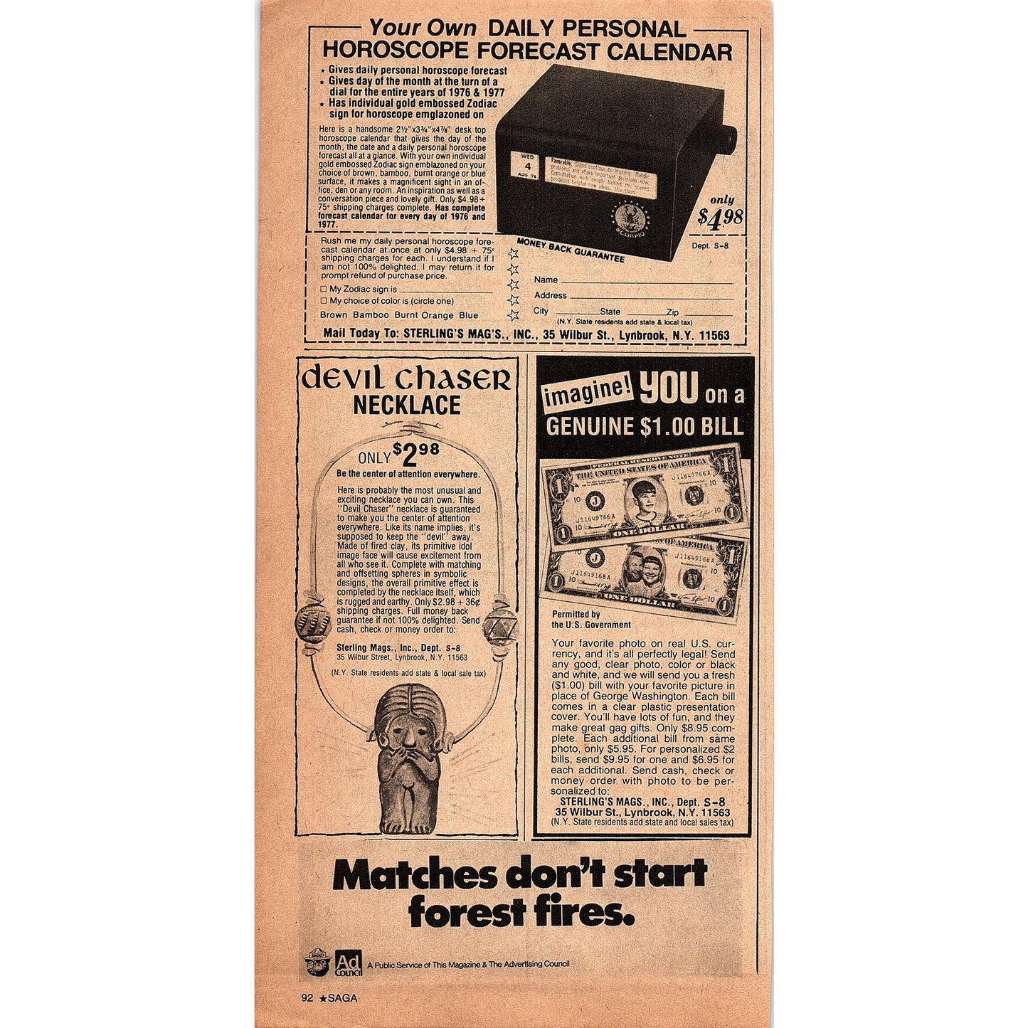 UFO and Flying Saucer Shirts - UFO Shirts Windham NY 1967 Ad AG1-17