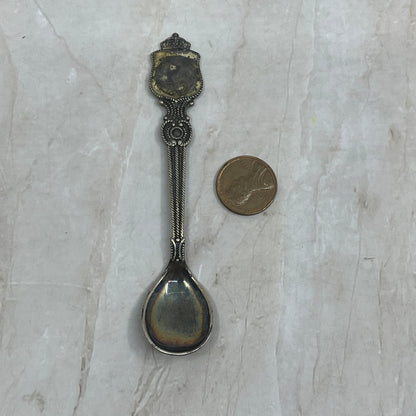 Vintage Sterling Silver Monogrammed Moirana Baby Spoon 4" TG9-SP