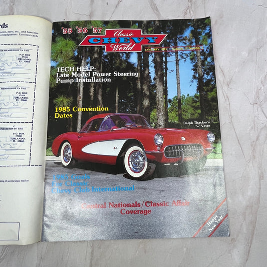 Power Steering Pumps - '55, '56, '57 Classic Chevy World Magazine - Jan 1985 M30