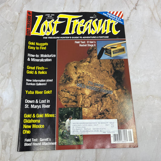 1990 June - Lost Treasure Magazine - Treasure Hunting Gold Prospecting M14