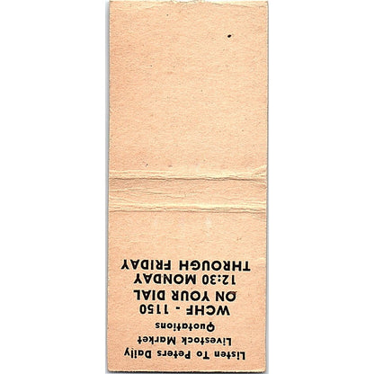 Peters Packing Company Chippewa Falls WI Vintage Matchbook Cover SC7-Y6