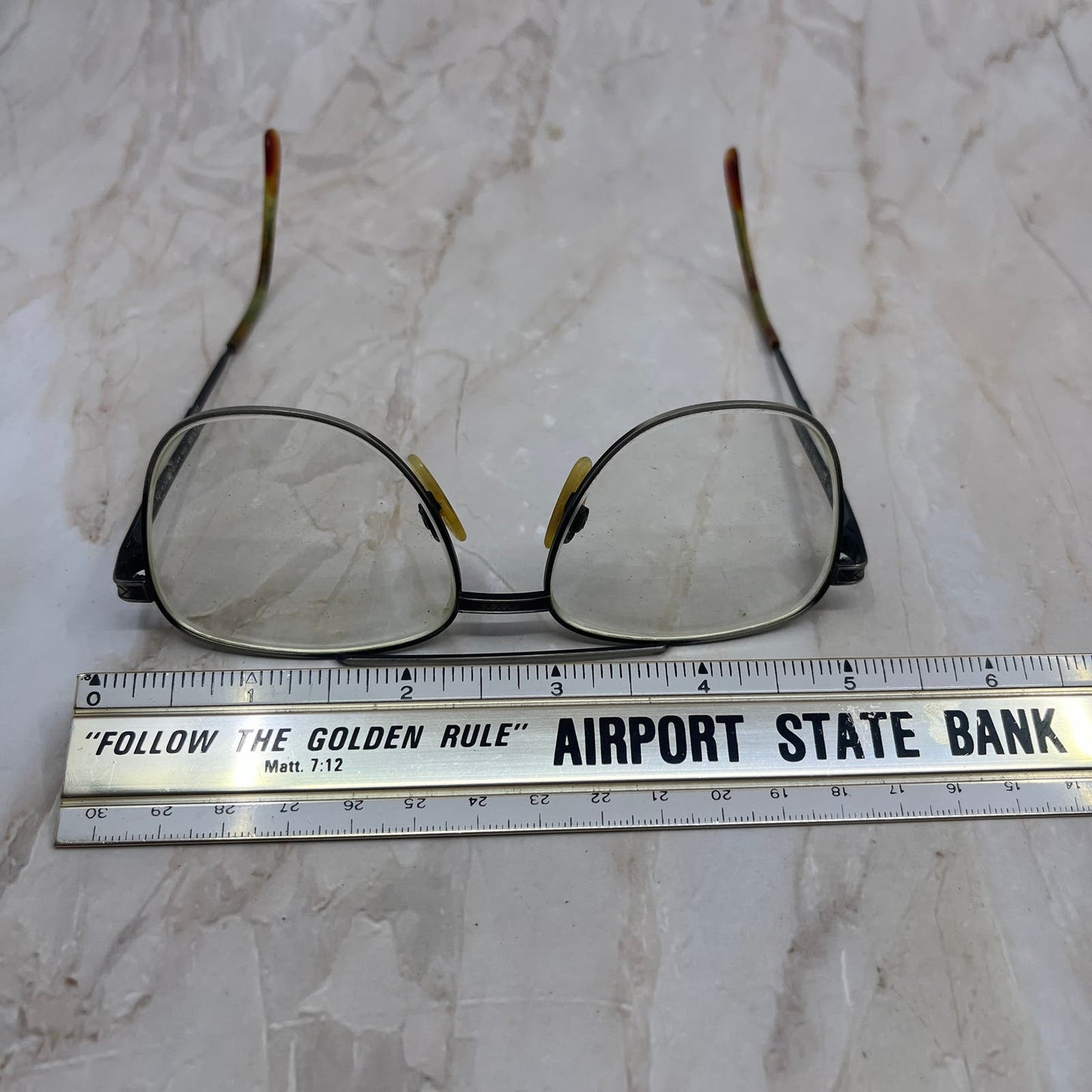 Retro Men’s Alexander Julian Colours Antique Pewter Aviator Eyeglasses TD7-G6-11