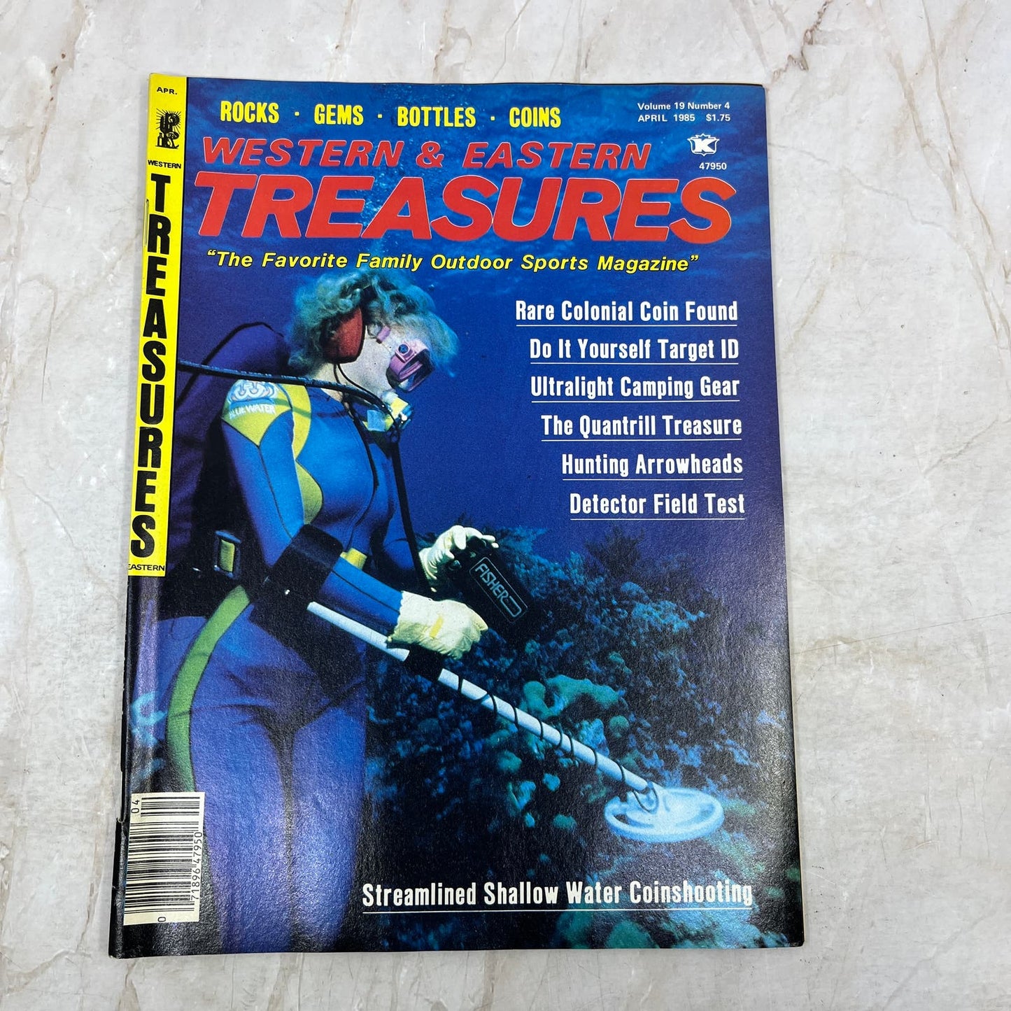 1985 April - Western & Eastern Treasures Magazine - Treasure Hunting Gold M12