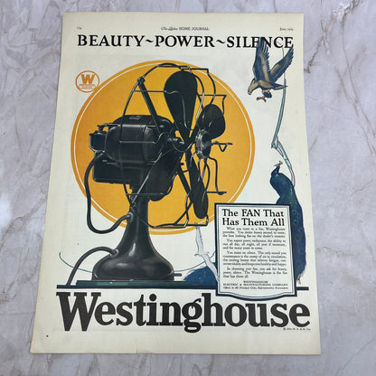 Electric Fans Westinghouse Electric and Manufacturing Co 1924 Magazine Ad FL6-11