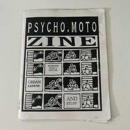 1990s Psycho Moto Mini Zine Ethan Minsker New York TE2-BB