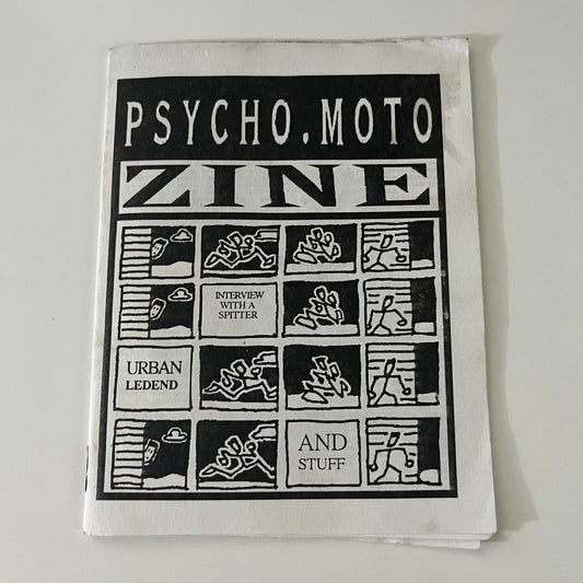 1990s Psycho Moto Mini Zine Ethan Minsker New York TE2-BB