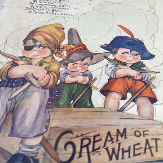 1924 Cream of Wheat Pirates John J. Scott 10x13 Magazine Advertisement FL6-7