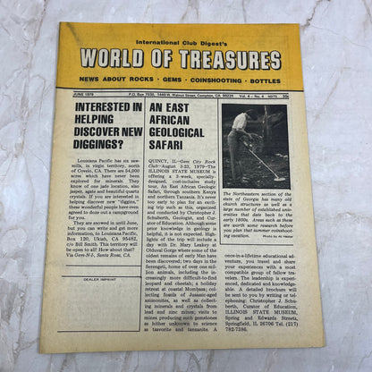 1979 Jun - International Club Digest World of Treasures Magazine Newsletter M16