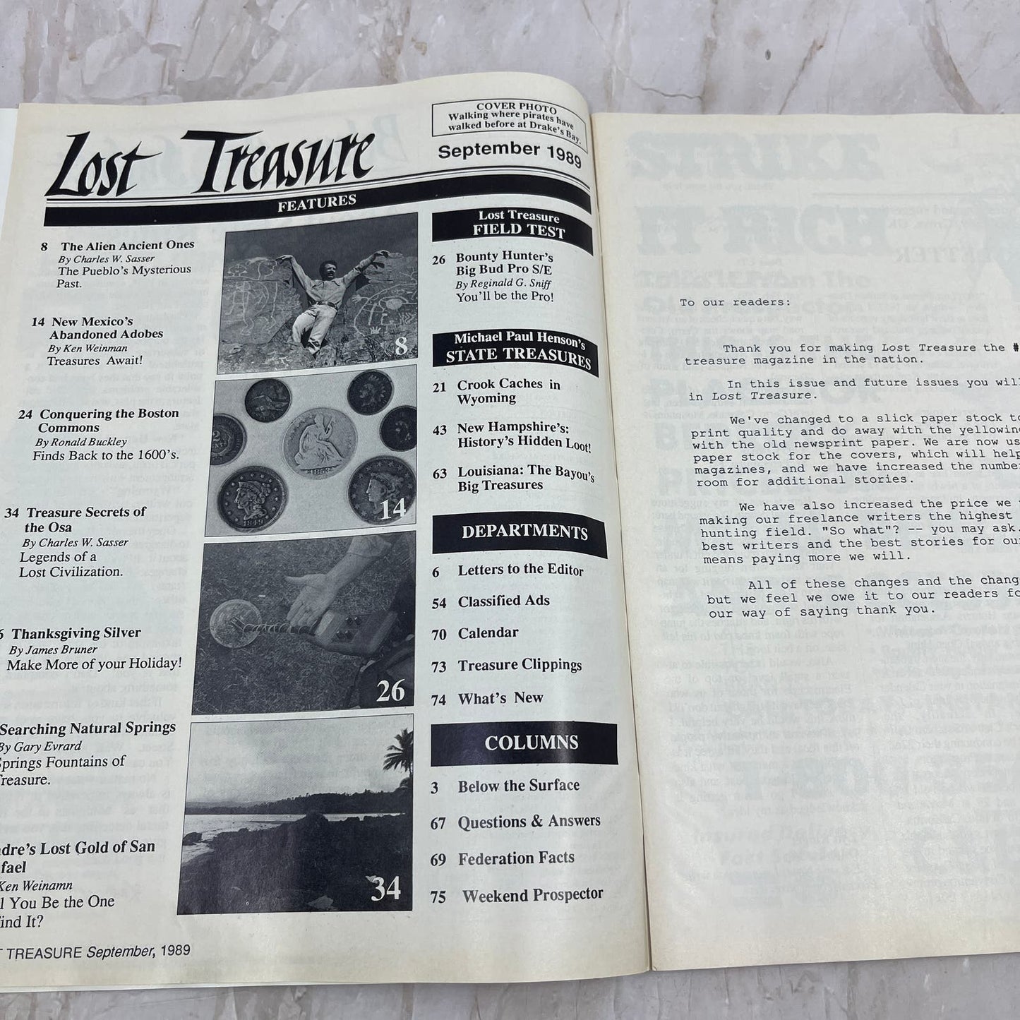 1989 Sept - Lost Treasure Magazine - Treasure Hunting Gold Prospecting M14
